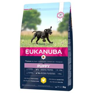 Eukanuba PUPPY LARGE cu PUI 25-40 kg: 1-12 luni, 15 KG