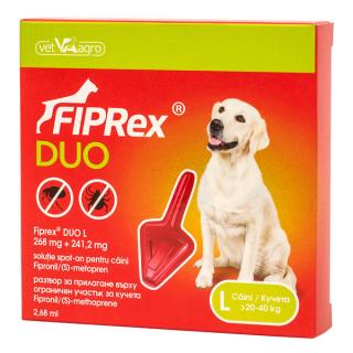 FIPREX DUO DOG L - pipeta pentru deparazitare caini