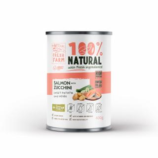Fresh Farm Coarse pate with salmon, zucchini, sweet potatoe and herbs 400g