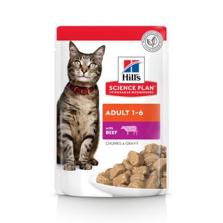 Hill s SP Feline Adult Beef 85 g (plic)