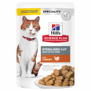 Hill s SP FELINE ADULT STERILISED TURKEY 85gr