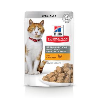 Hill s SP Feline Young Adult Sterilised Chicken 85 g (plic)