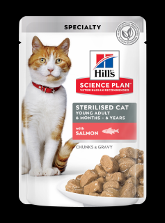 Hill s SP Feline Young Adult Sterilised Salmon 85 g (plic)