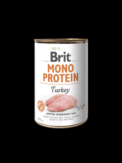 Hrana umeda pentru caini Brit Mono Protein Curcan 400g