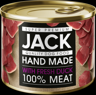 JACK Super Premium cu rata, conserva 200g, hrana umeda pentru caini