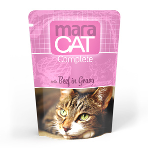 Maracat Complete Beef in Gravy 100 g, hrana umeda pentru pisici adulte