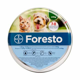 Pachet Foresto - Zgarda Antiparazitara pentru caini mici si pisici (38 cm) + ADTAB CAT 48MG ( 2,0,      8,0 kg) -1TBL