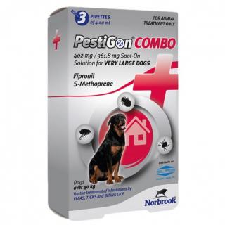 Pestigon Combo Dog XL 40-60 kg - 1 pipeta deparazitare externa caini foarte mari