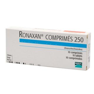 Ronaxan 250 mg caine pisica 10 tablete