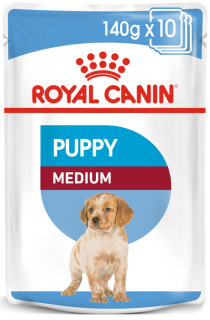 Royal Canin Medium Puppy hrana umeda caine junior, 10 x 140 g