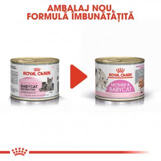 Royal Canin Mother  BabyCat hrana umeda pisica mama si puii pana la 4 luni, 195 g