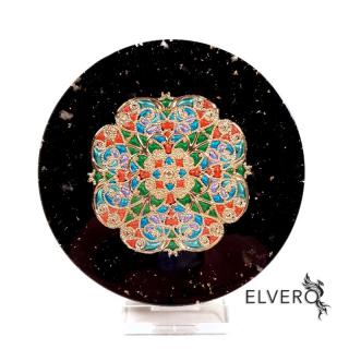 Disc orgonic mandala colorata Echilibru