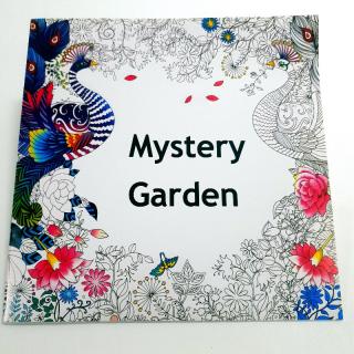 Mystery Garden, carte de colorat