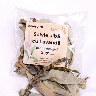 Salvie alba si lavanda uscate pentru ars 3 gr