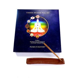 Set betisoare parfumate Chakra Fiore d Oriente pentru 7 chakre