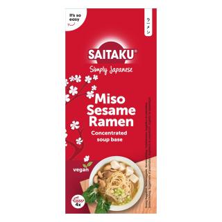 Baza pentru Supa Miso Ramen cu susan 4x50gr Saitaku