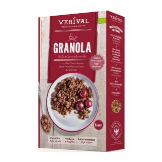 Cereale Granola cacao si visine 325 g Verival Bio