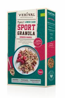 Cereale Granola pentru sportivi  Lower Carb 400g Verival Bio