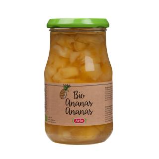 Compot de ananas bucati 350 g Arlo Bio
