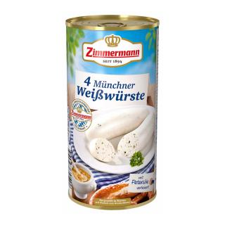 Crenvursti Albi Munich Style 530 g Zimmermann, 75% carne