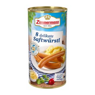 Crenvursti Suculenti 550 g Zimmermann, 90% carne