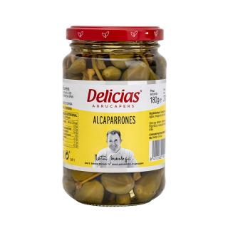 Fructe de capere cu codita in otet 370gr Agrucapers