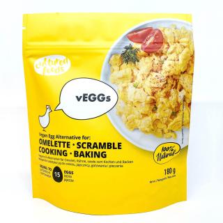 Inlocuitor vegan pt  oua-omleta, papara, copt si gatit (echivalentul a  15 oua) 180gr Veggs