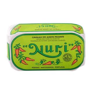 Macrou in ulei de masline picant 125gr Nuri