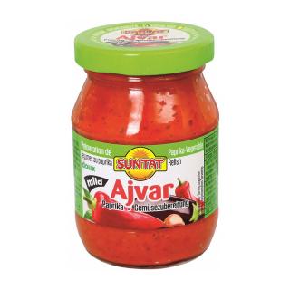 Pasta de ardei rosu 190 g Ajvar Suntat