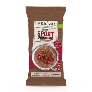 Porridge Zmeura-Cacao pentru sportivi 45gr Verival Bio