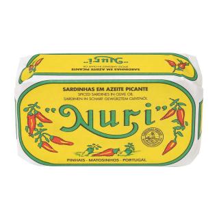 Sardine Artizanale in ulei de masline picant 125gr Nuri