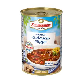 Supa Gulas Gourmet cu carne de vita 400gr Zimmermann