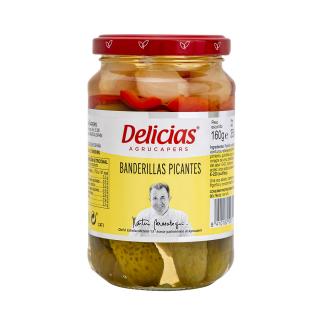 Tapas picant Banderillas in otet 350gr Agrucapers