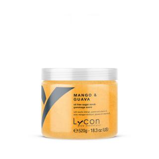 Exfoliant din zahar fara ulei, Sugar scrub Exotic Mango and Guava - 520g