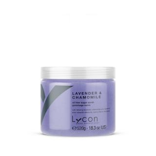 Exfoliant din zahar fara ulei, Sugar scrub Relaxing Lavander and Chamomile - 520g