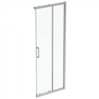 CABINA DE DUS PATRATA CONNECT 2, 80X80CM, H. 195, USI CULISANTE, STICLA 6MM TRATATA IDEALCLEAN, PROFIL CROM (NECESAR 2 BUC PT A FORMA O CABINA)