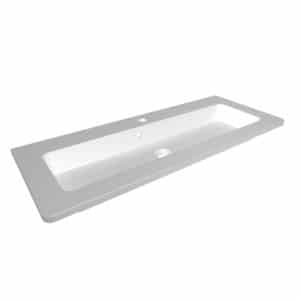 LAVOAR ANNABELLE 100 CM, MARMURA COMPOZITA, ALB NOU