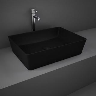 LAVOAR FEELING RECTANGULAR 50X36 CM MATT BLACK (504)