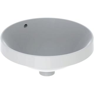 LAVOAR INCORPORAT GEBERIT VARIFORM, ROTUND D-40CM, PREAPLIN VIZIBIL, GLAZURAT ALB