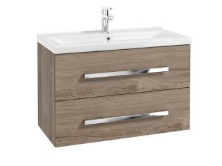 MOBILIER GRANADA 80, 79.9X39.8X50 CM, 2 SERTARE SOFT-CLOSE, MANERE CROM, NUC ROCKFORD