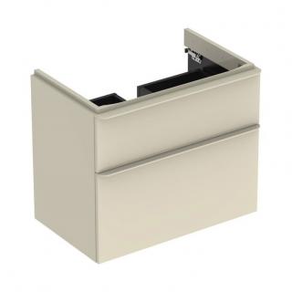 MOBILIER PENTRU LAVOAR SMYLE SQUARE CU DOUA SERTARE 73.4X61.7 GRI NISIP