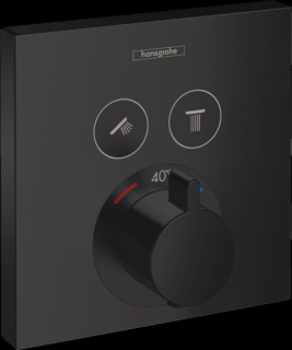 ORNAMENT DUS TERMOSTATIC SHOWER SELECT 2 IESIRI (PENTRU IBOX UNIV.), MATT BLACK