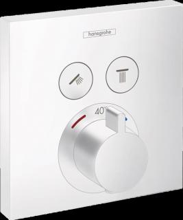 ORNAMENT DUS TERMOSTATIC SHOWER SELECT 2 IESIRI (PENTRU IBOX UNIV.), MATT WHITE