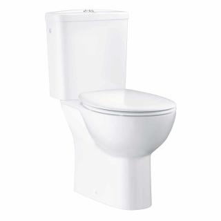 SET VAS WC BAU CERAMIC EVACUARE LATERALA CU REZERVOR ALIMENTARE LATERALA SI CAPAC SOFT-CLOSE