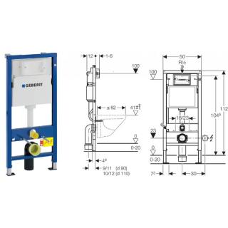 SISTEM INSTALARE PENTRU VAS WC DUOFIX UP 100 CAL. I