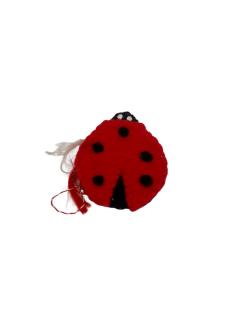 Martisor Handmade din Pasla ,   Buburuza