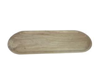 Platou Oval din Lemn 75 cm