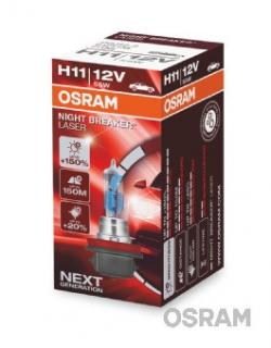 Bec 12V H11 55 W Night Breaker Laser Nextgen +150% Osram