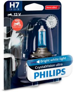 Bec Moto H7 Crystal Vision Ultra 12V 55W (Blister) Philips