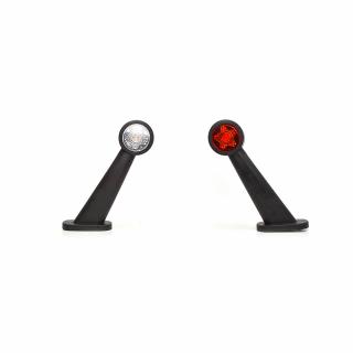 Lampa Gabarit Led Cu Brat 875P W21.3Star, 12V-24V, Pozitie Alb   Rosu Dreapta Was